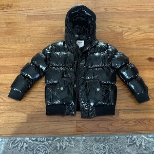 Appaman Shiny Black Puffer Jacket for Kids